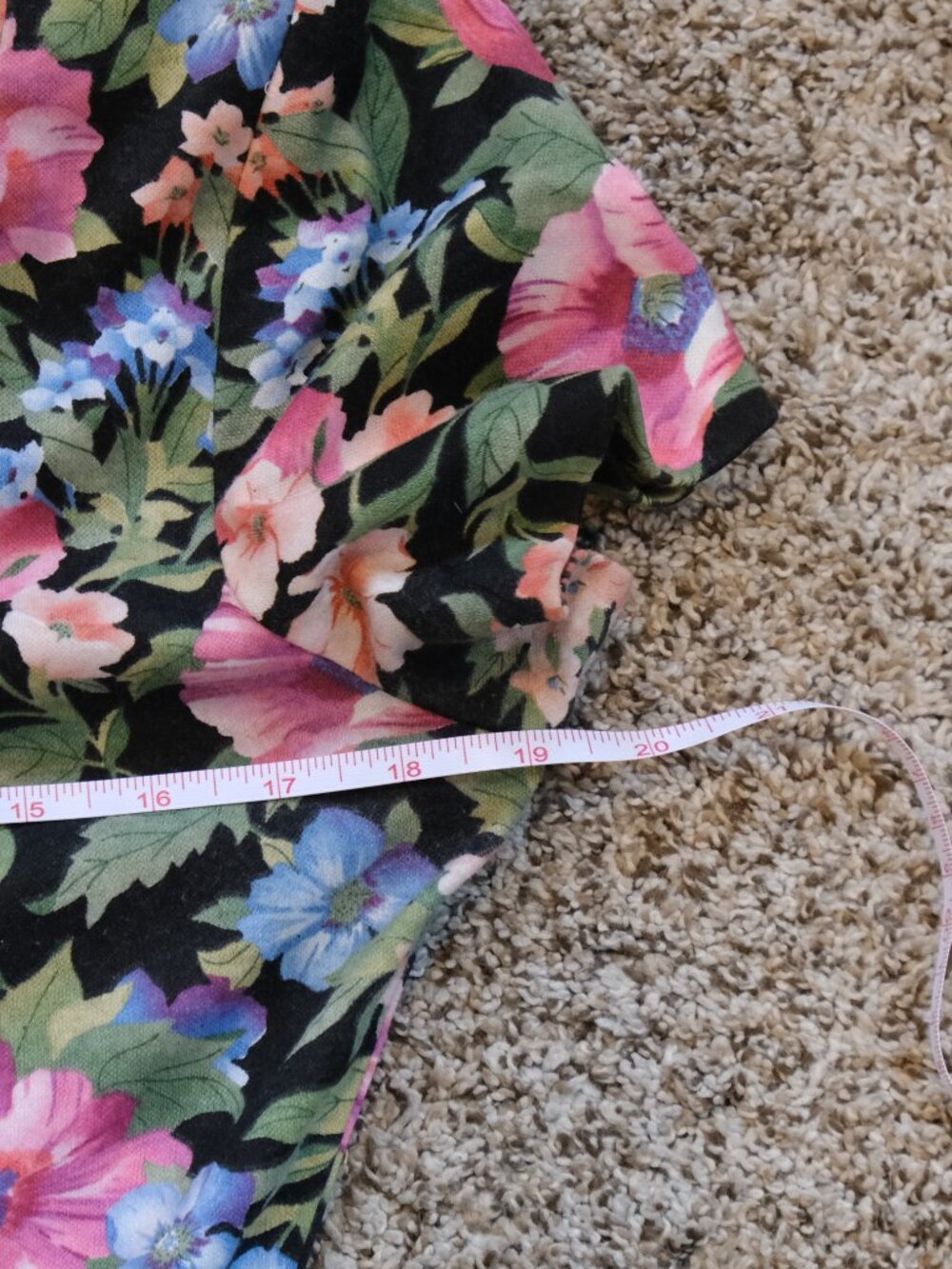 Vintage 90s Moda International Floral Maxi Dress | Pockets | Button Front | Size - Picture 7 of 10